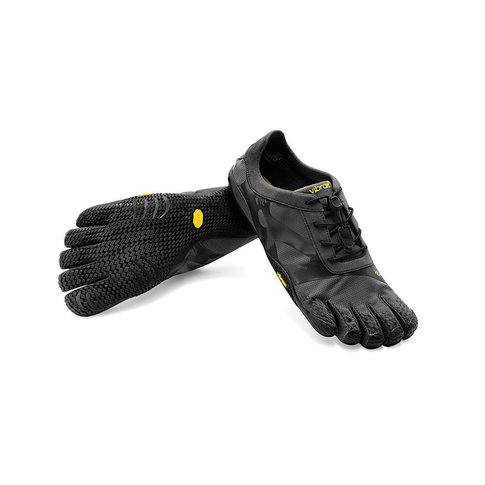 Vibram Fivefingers KSO EVO Erkek Spor Ayakkabı Gri/Siyah,TD1705849